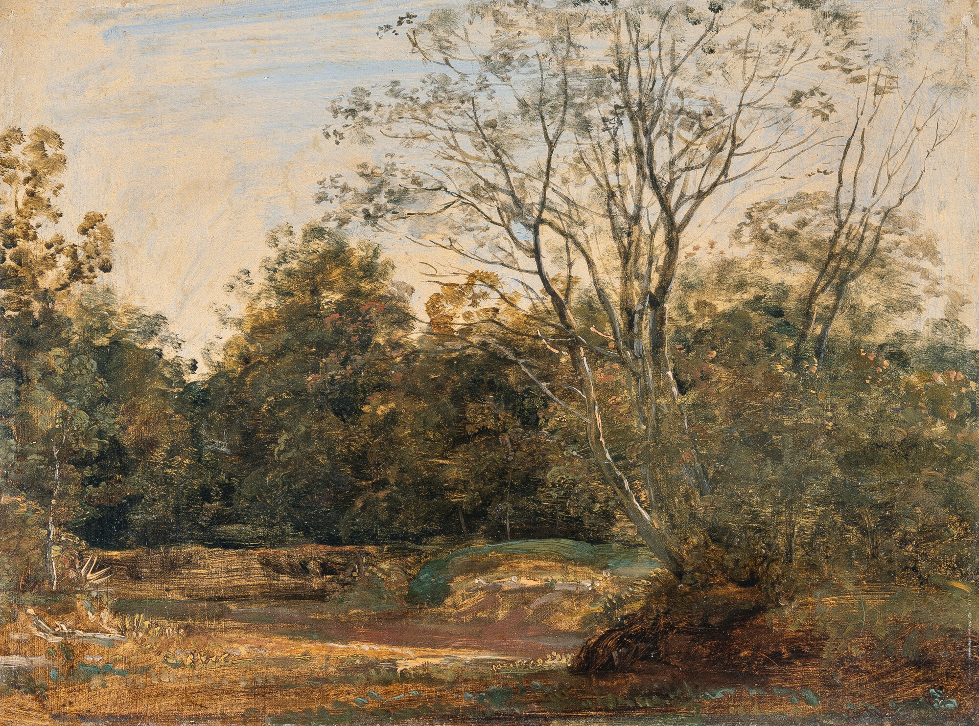Johann Georg von Dillis - Partie im Englischen Garten